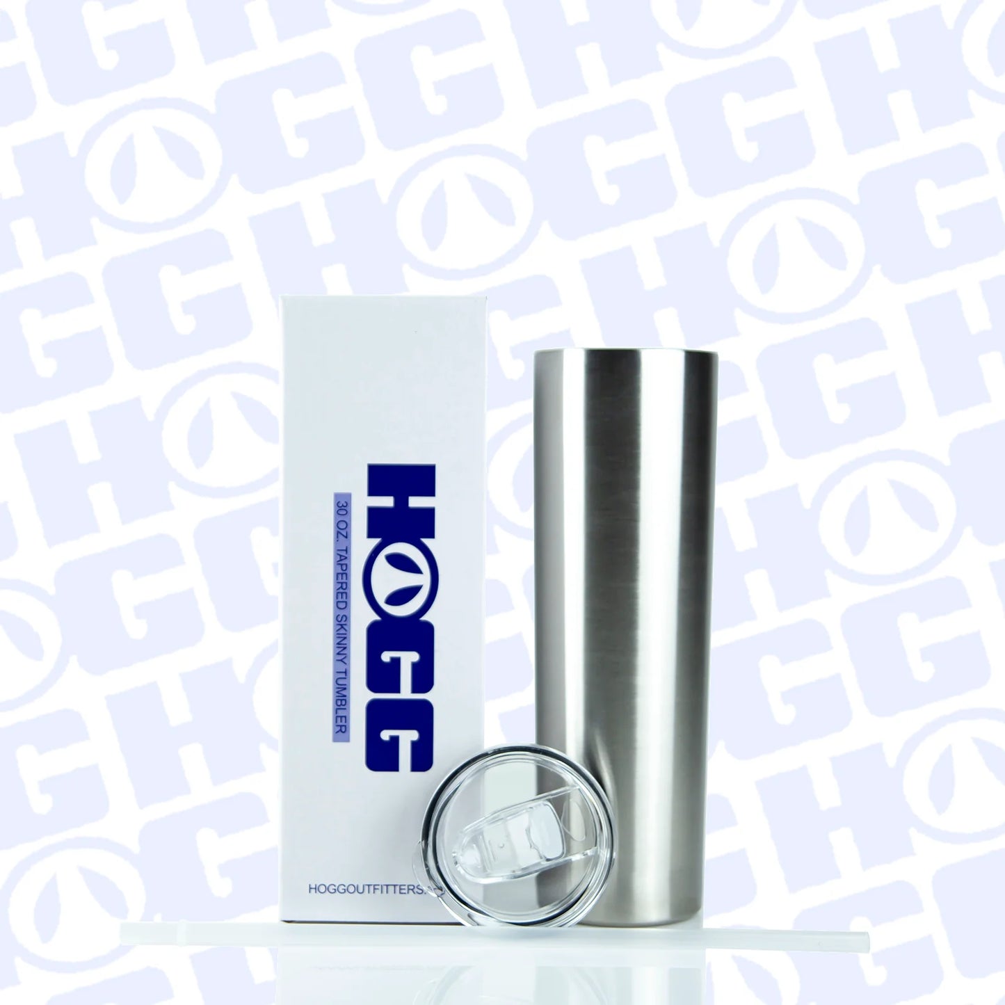 LIVE Show Custom Painted Stainless Tapered Tumbler w/Sliding Lid and Straw- 30 Oz