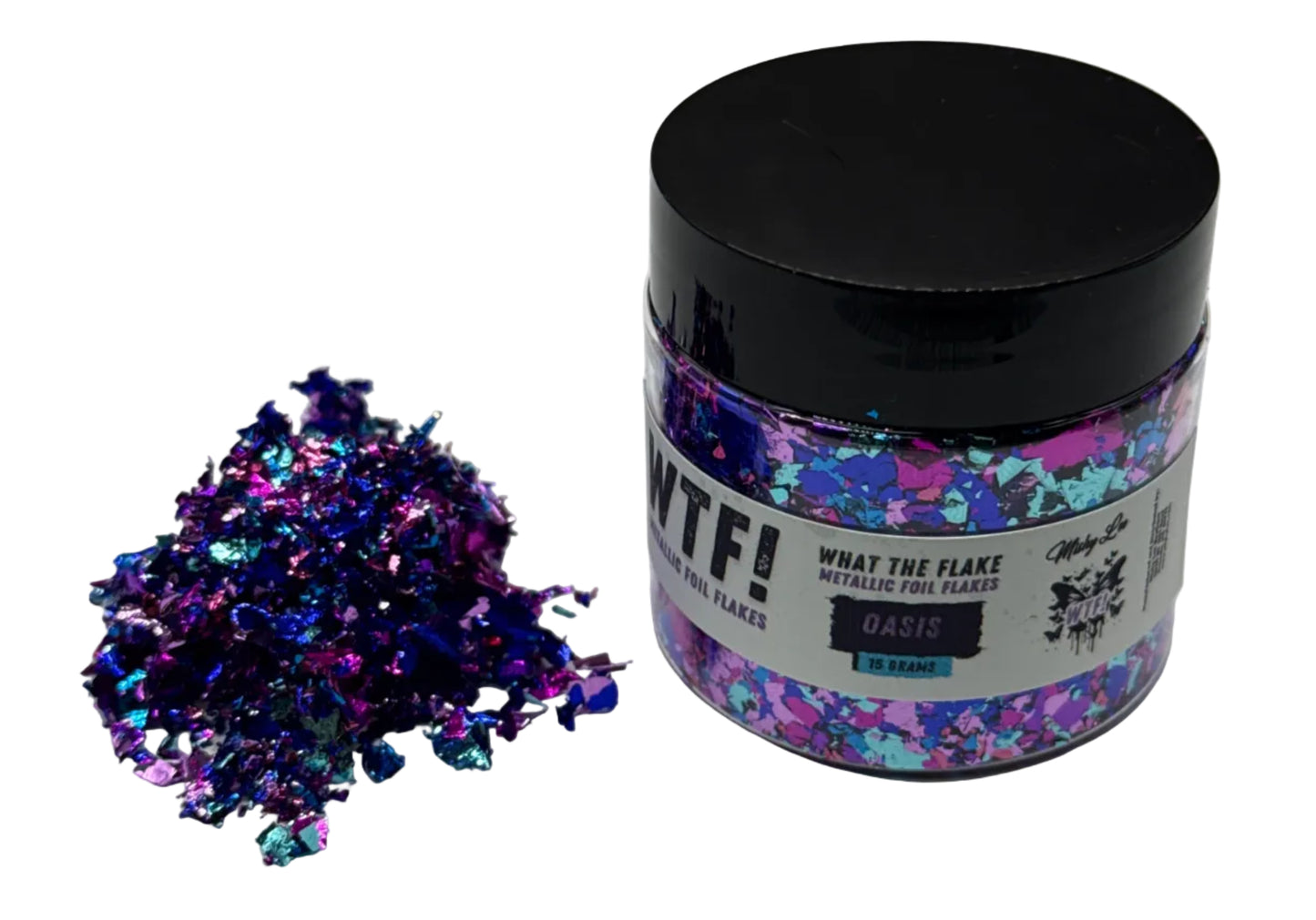 WTF Metallic Foil Flakes - Oasis