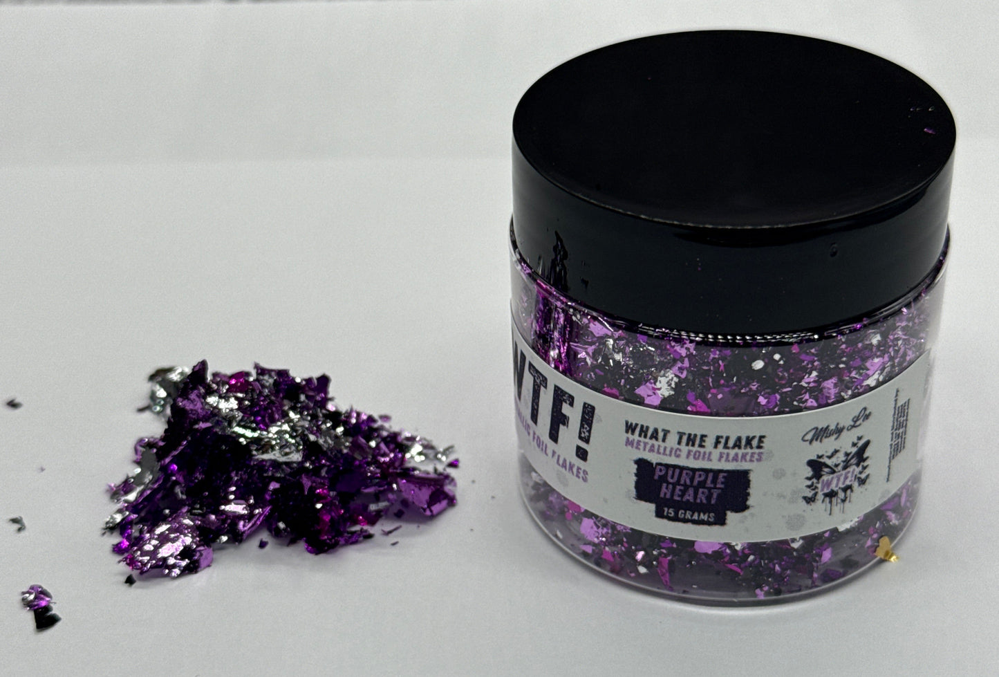 WTF Metallic Foil Flakes - Purple Heart