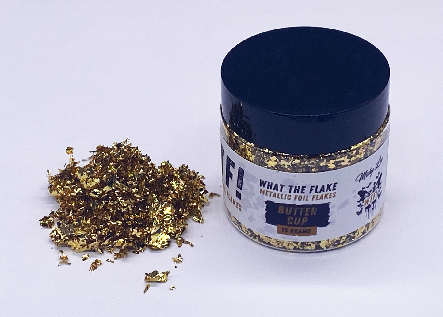 WTF Metallic Foil Flakes - Buttercup