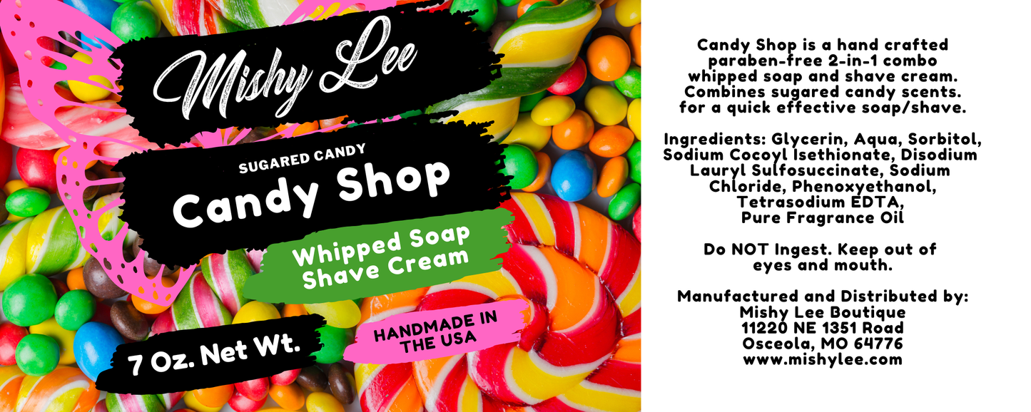 Candy Shop Whipped Soap and Shave - 7 Oz.