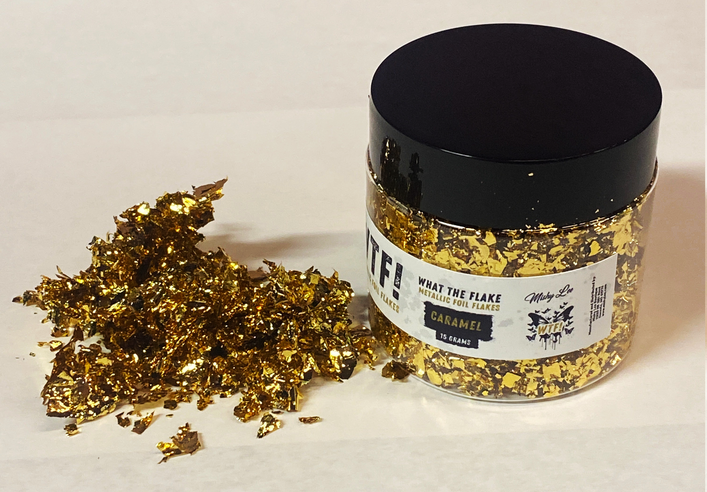 WTF Metallic Foil Flakes - Caramel
