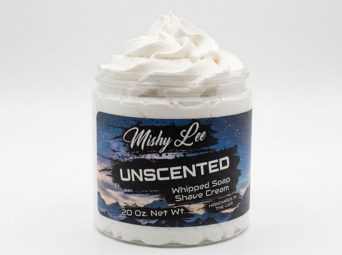 Unscented Whipped Soap and Shave Cream