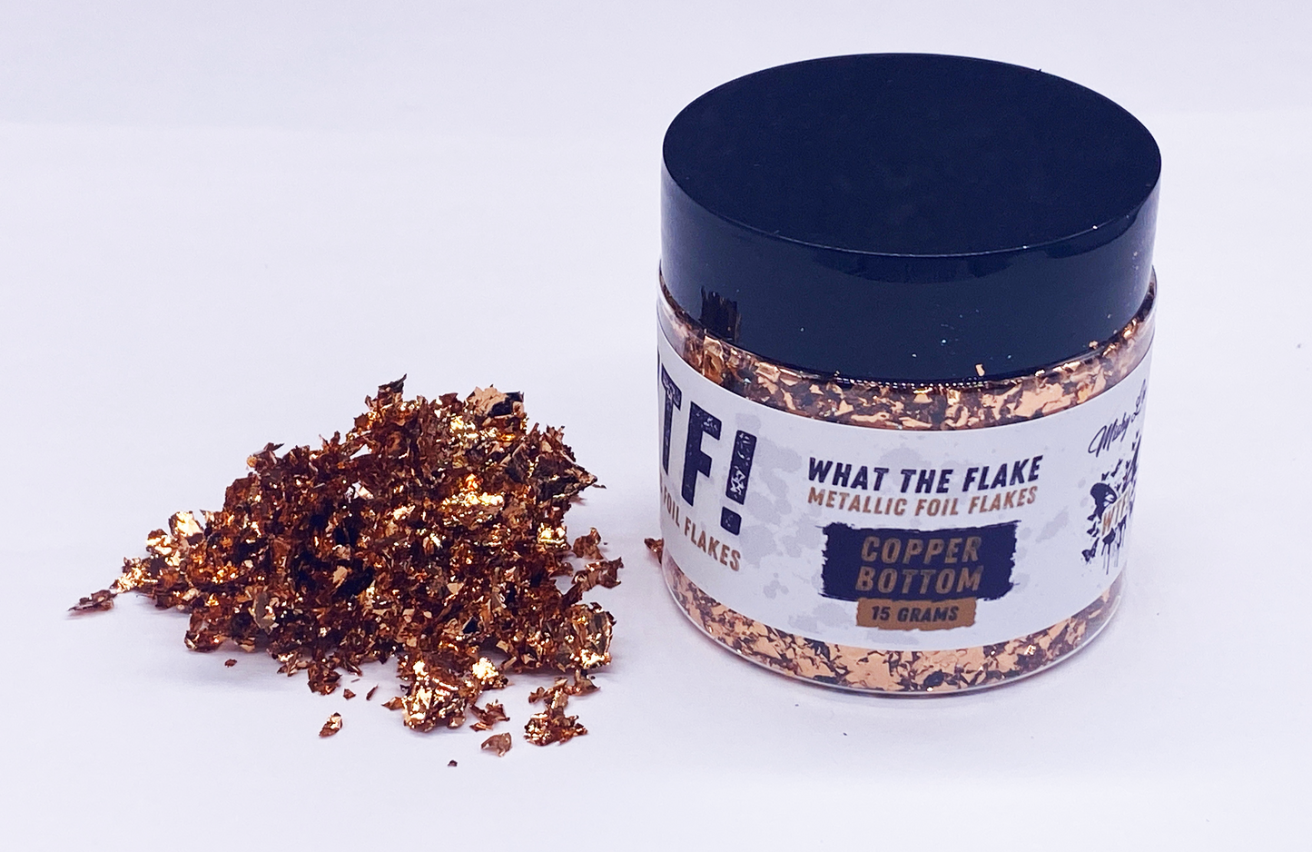 WTF Metallic Foil Flakes - Copperbottom