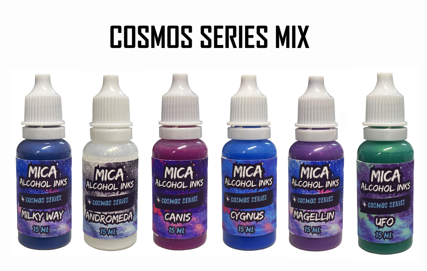 Mishy Lee Alcohol Inks - Cosmos Series Inks - 15mL