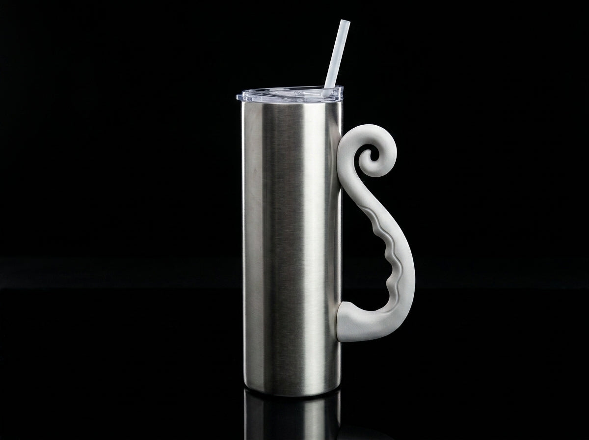 Monkey Tail Tumbler Handle 3D Printing STL – Digital Download