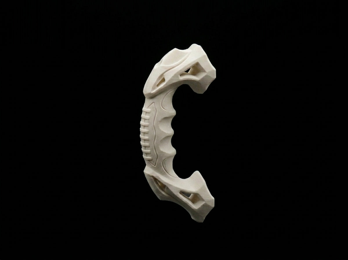 Football Futuristic Laces Tumbler Handle 3D Printing STL – Digital Download