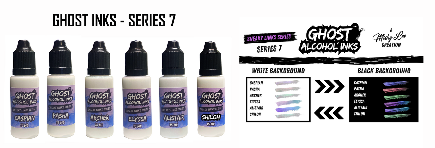 Mishy Lee Alcohol Inks - Ghost Inks - 15mL