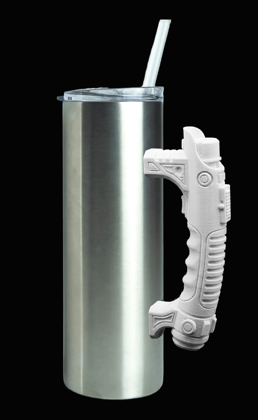 Futuristic Light Gripper V3 Tumbler Handle 3D Printing STL – Digital Download