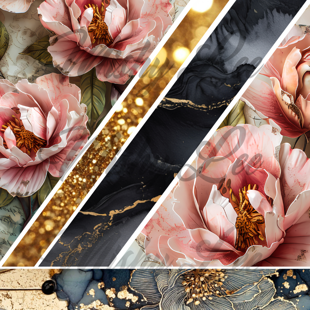 Rustic Gold Floral - #20