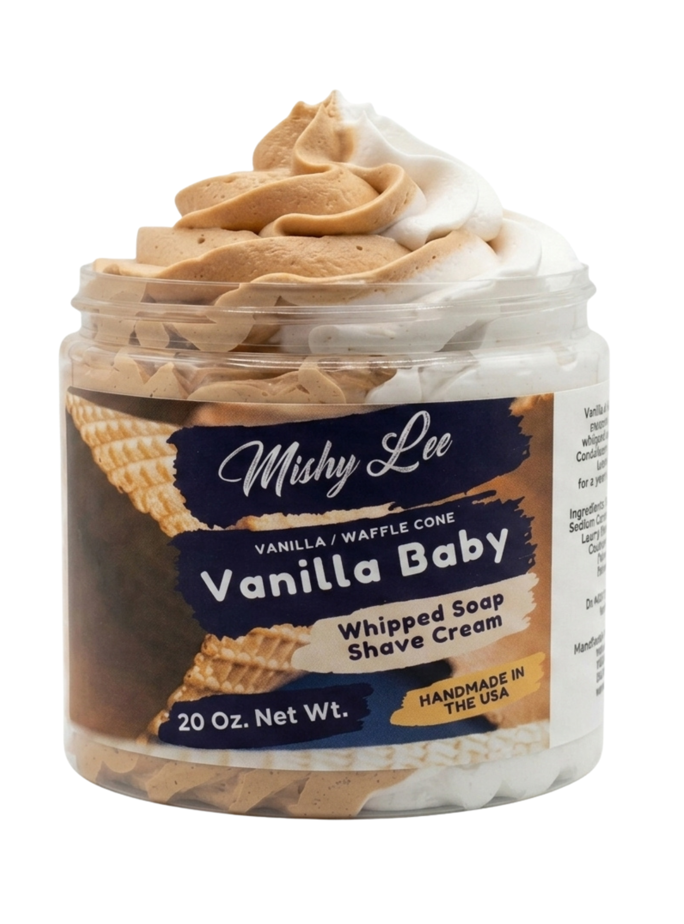 Vanilla Baby Whipped Soap and Shave Cream