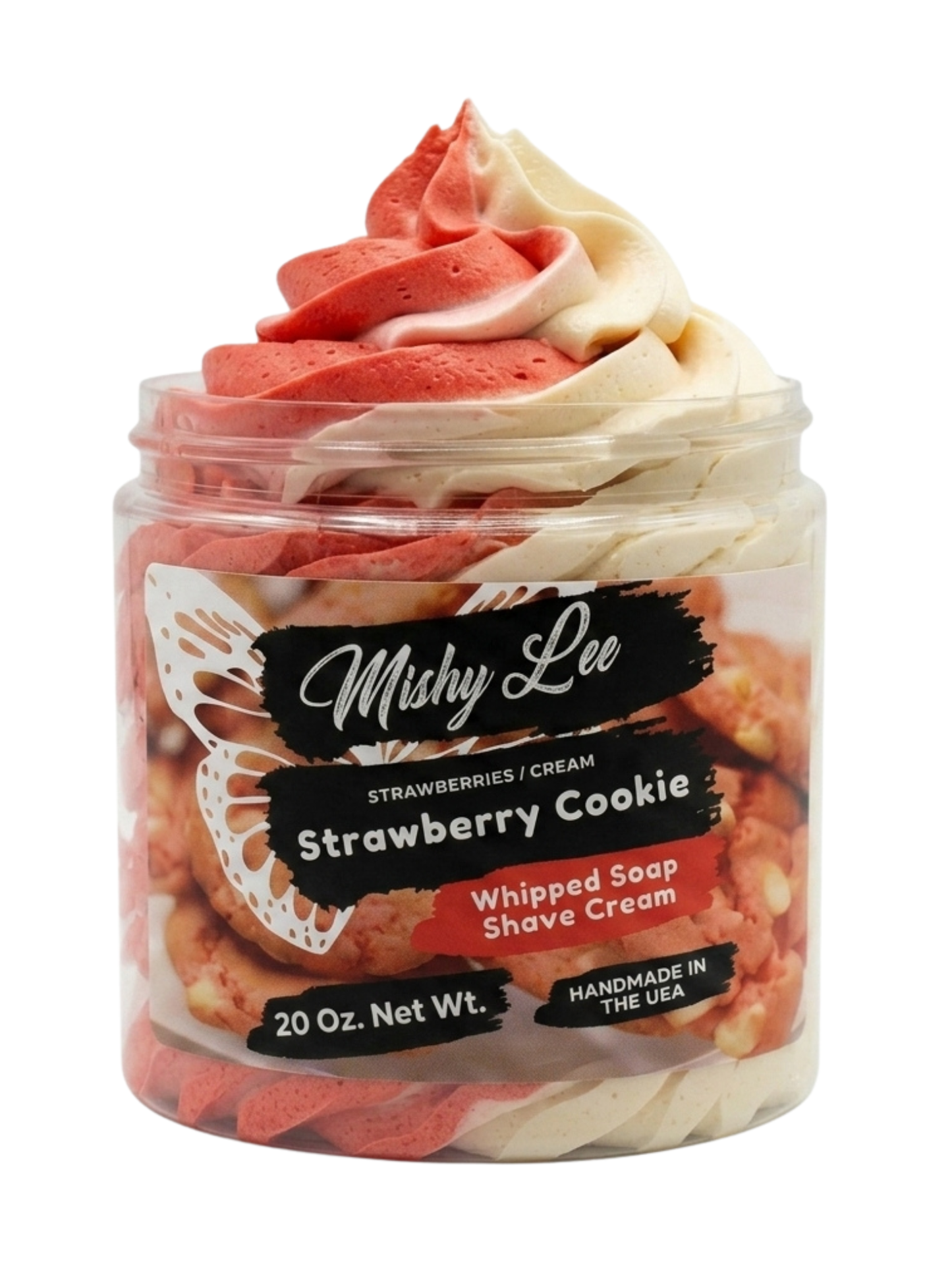 Strawberry Cookie Whipped Soap and Shave Cream