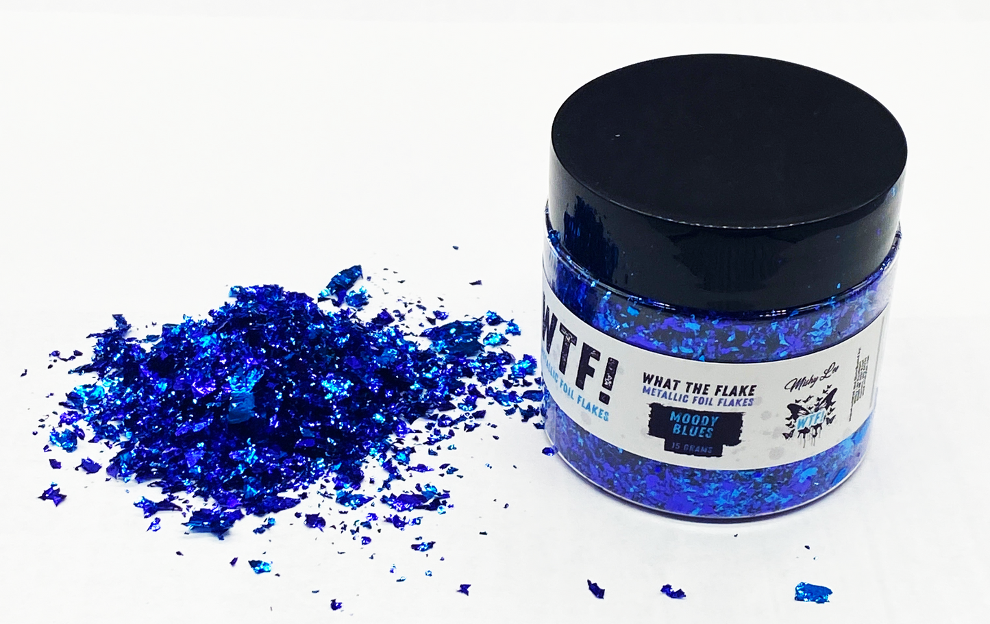 WTF Metallic Foil Flakes - Moody Blues
