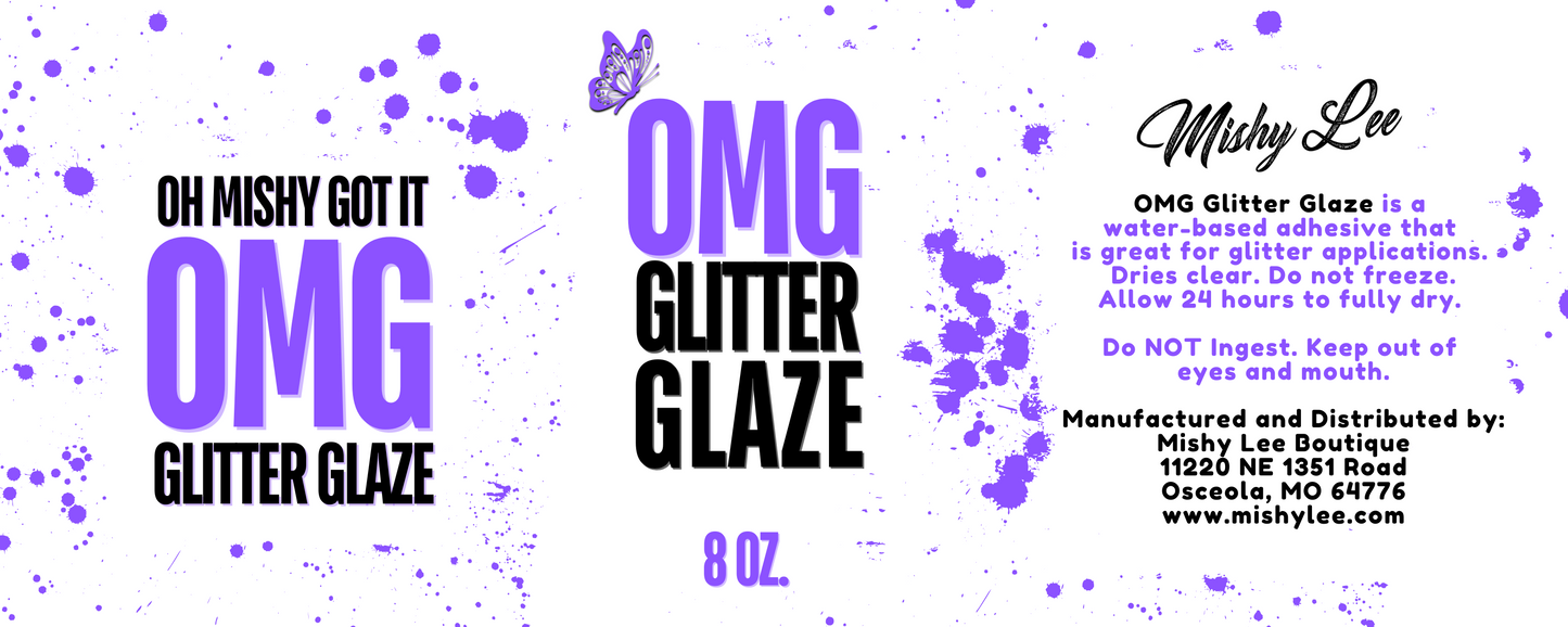 OMG Glitter Glaze - 8 Oz PRE-ORDER