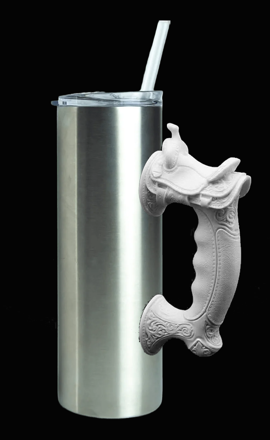 3D Printed Tumbler Handles - Multiple Designs - Western Rider Series