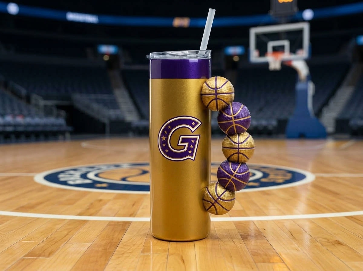 Stacked Basketballs Tumbler Handle 3D Printing STL – Digital Download