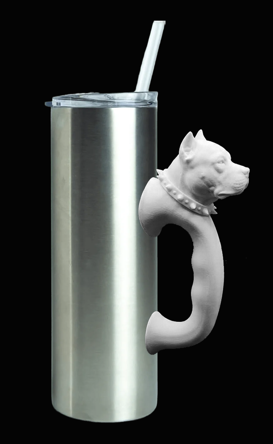 3D Printed Tumbler Handles - Multiple Designs - Pitbull Series