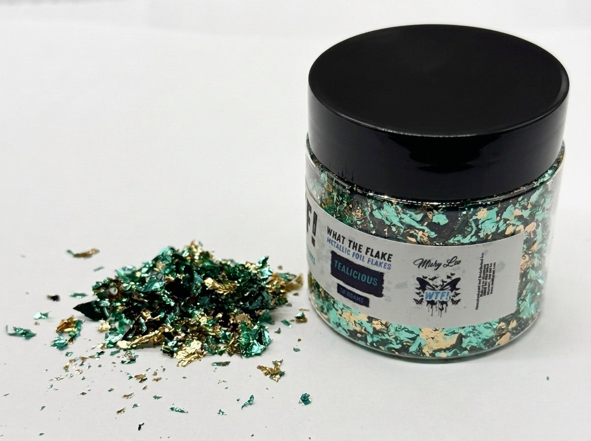 WTF Metallic Foil Flakes - Tealicious