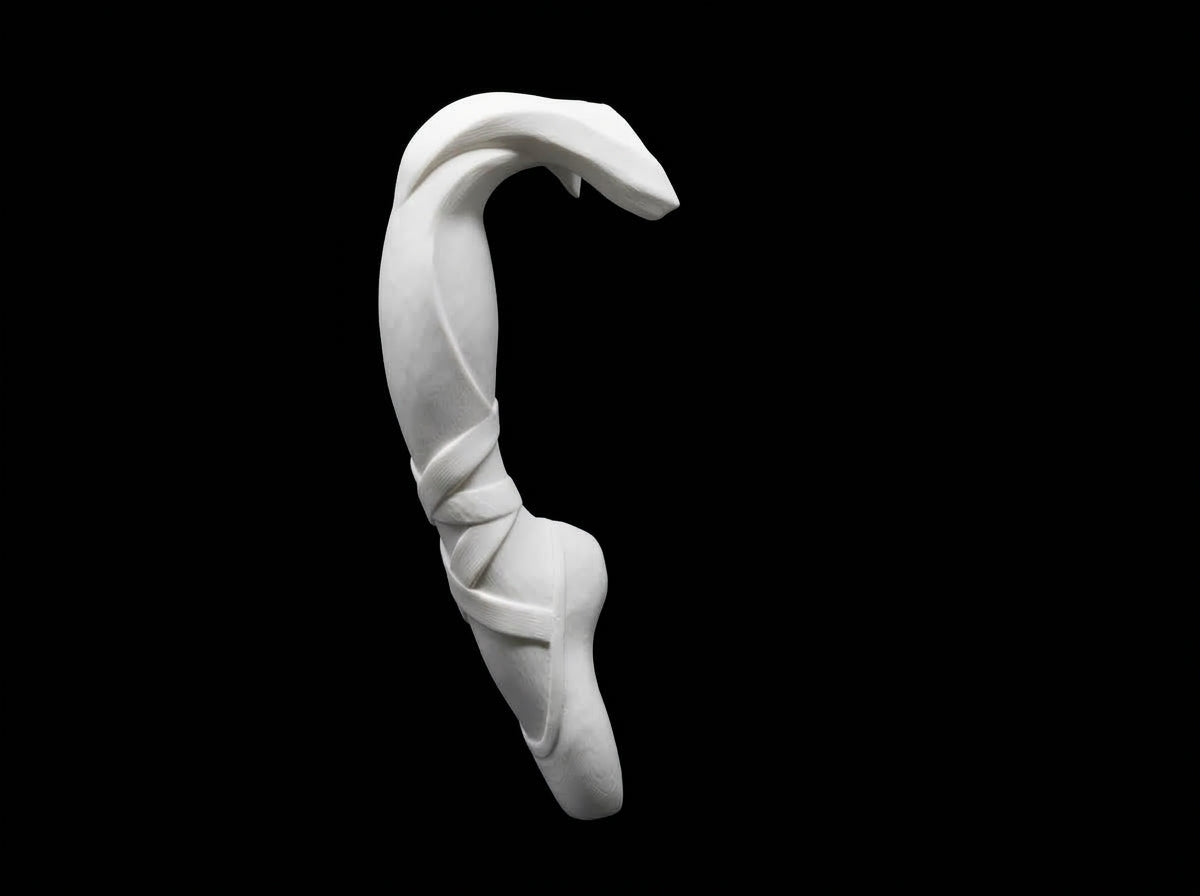 Ballet Slipper V2 Tumbler Handle 3D Printing STL – Digital Download