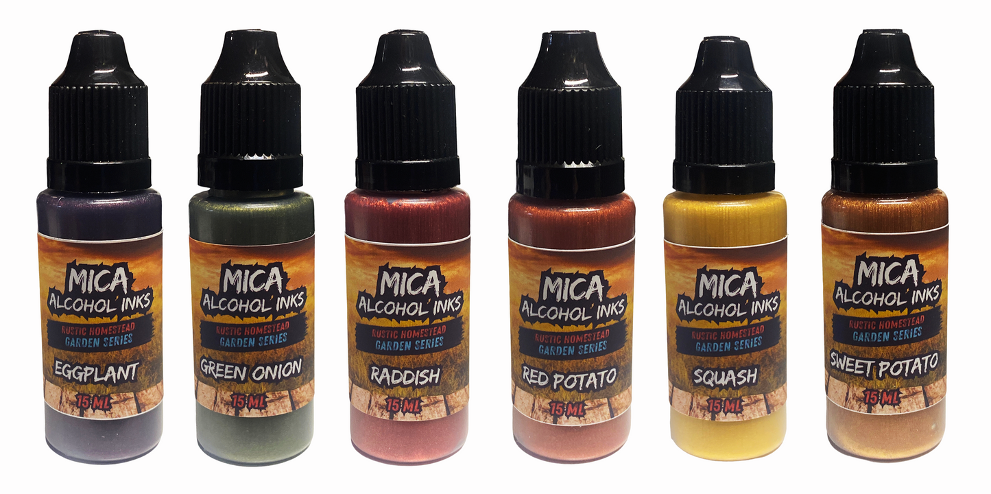 Mishy Lee Alcohol Inks - Rustic Homestead Series Inks - 15mL