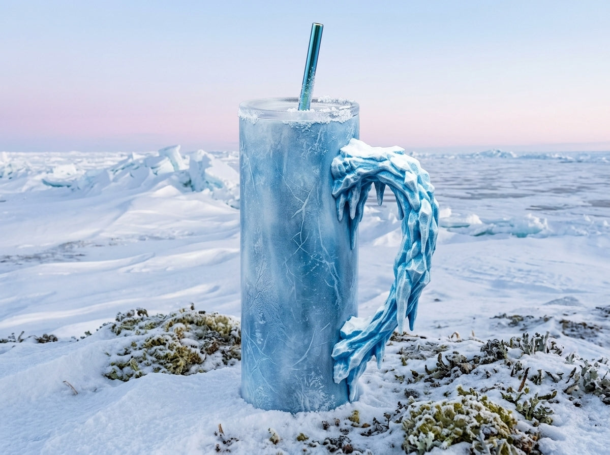Frozen Ice V2 Tumbler Handle 3D Printing STL – Digital Download