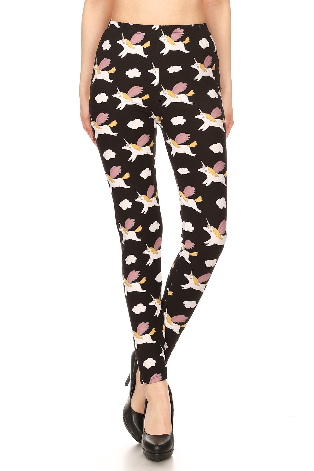Unicorn Printed One Size Leggings