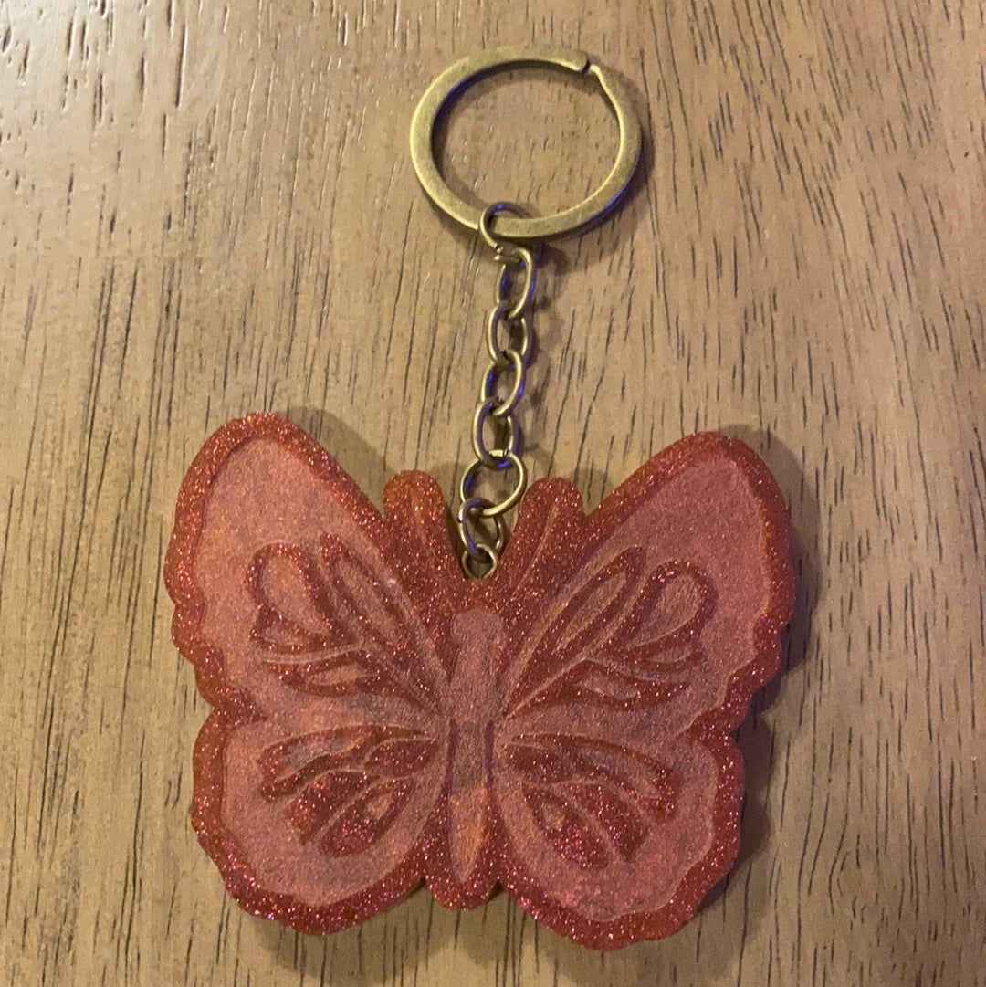 LARGE BUTTERFLY 1 KEYCHAIN