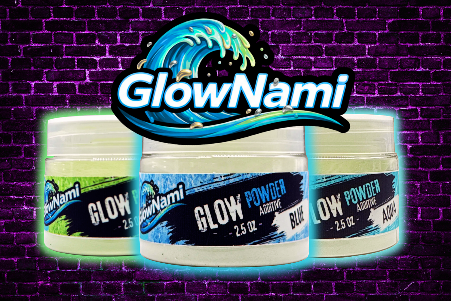 Mishy Lee Glow In Dark Powders