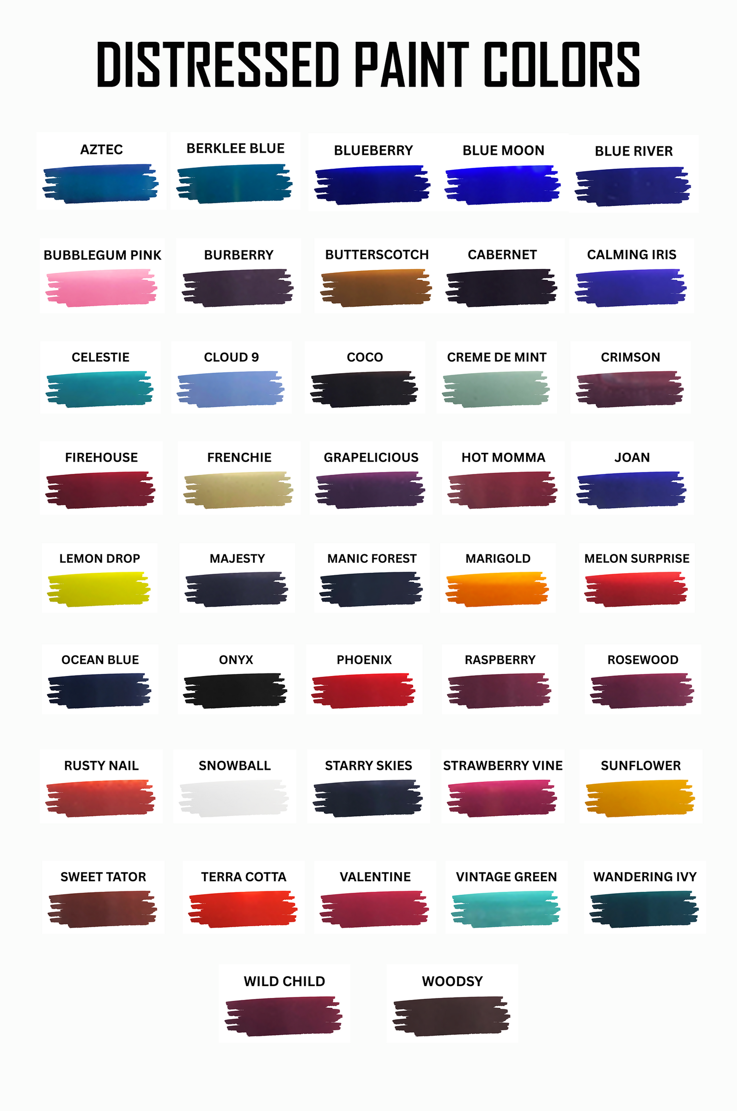 Mishy Lee Distressed Paints