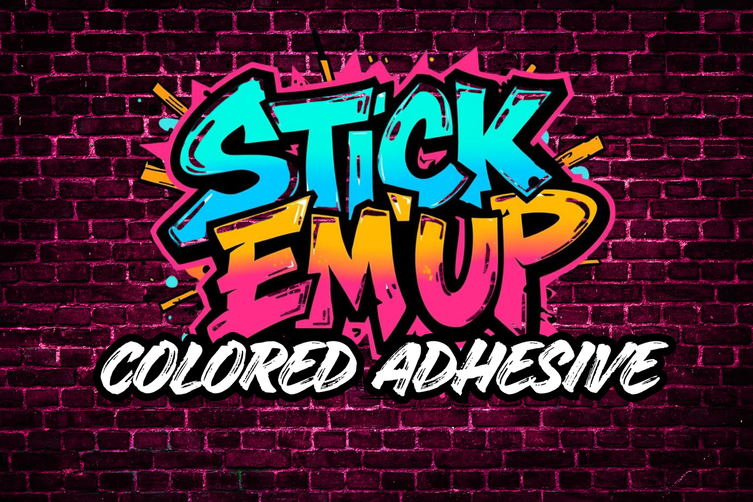 Stick Em Up Colored Adhesive