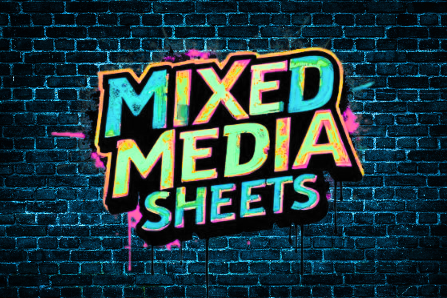 Mishy Lee Mixed Media UV DTF Sheets