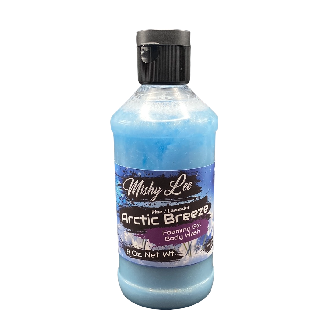 Arctic Breeze 8 Oz - Mishy Lee Foaming Body Wash Gel