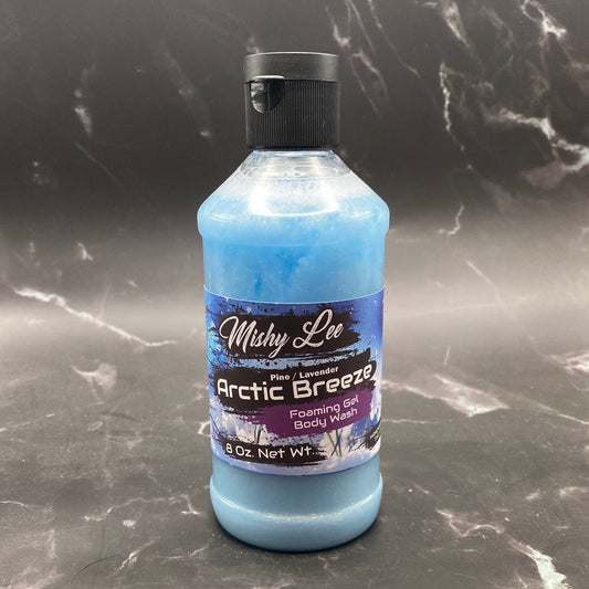 Arctic Breeze 8 Oz - Mishy Lee Foaming Body Wash Gel