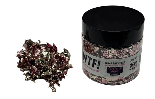 WTF Metallic Foil Flakes - Pretty in Pink