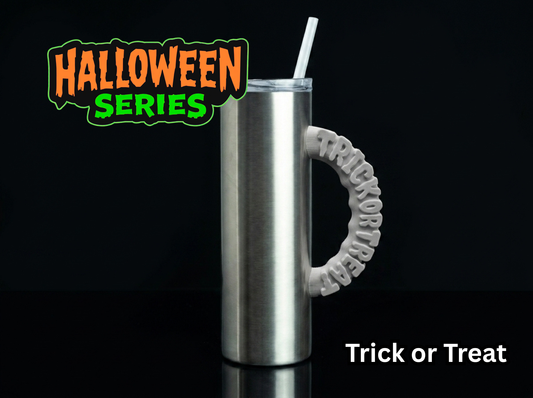 Trick Or Treat Tumbler Handle 3D Printing STL – Digital Download