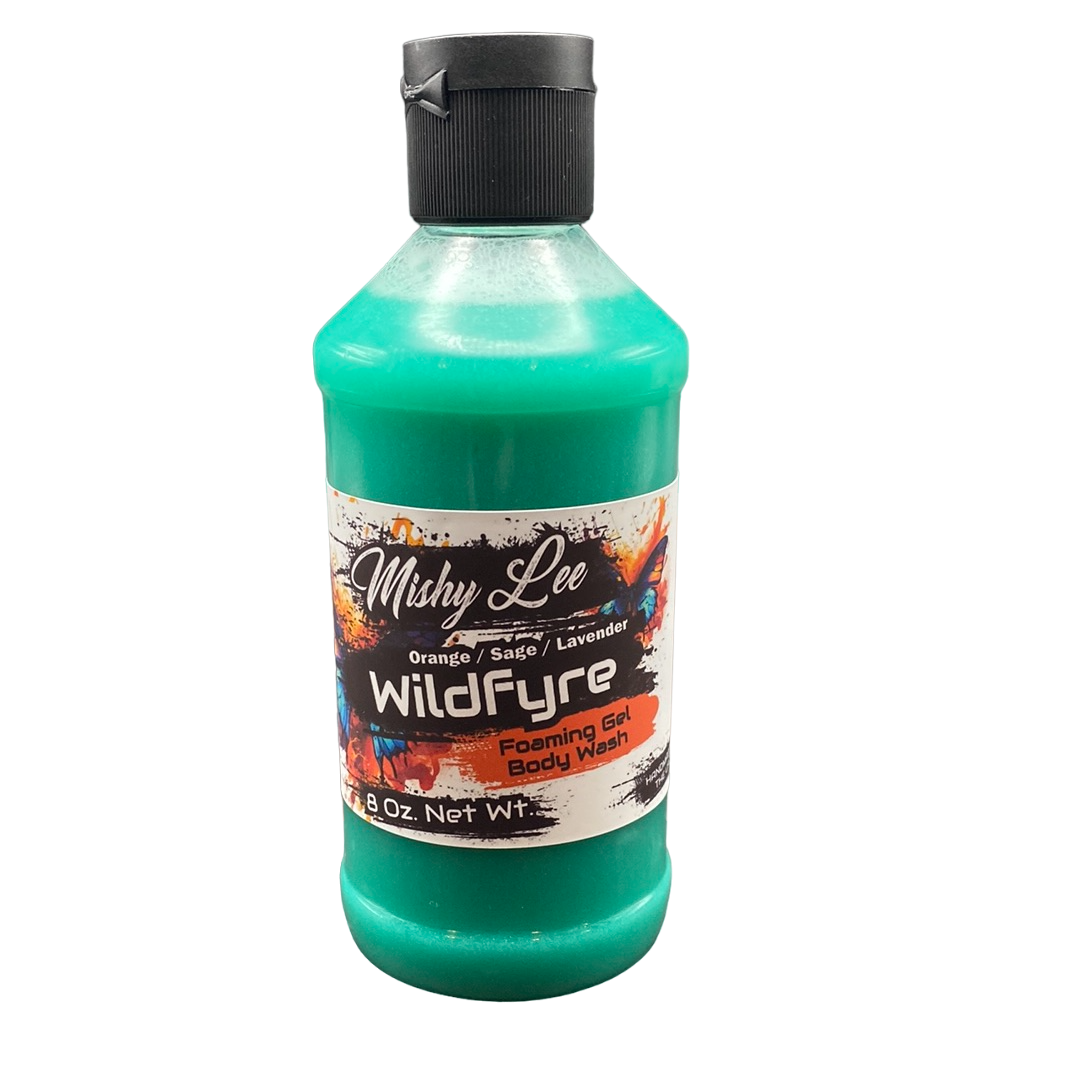 Wildfyre 8 Oz - Mishy Lee Foaming Body Wash Gel