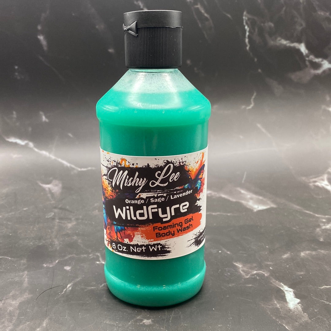 Wildfyre 8 Oz - Mishy Lee Foaming Body Wash Gel