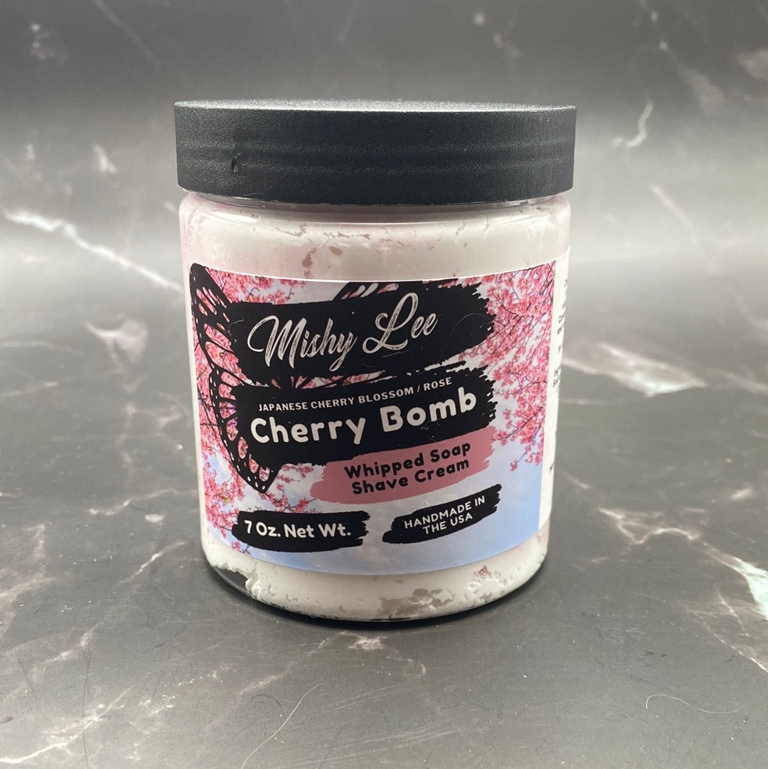 Cherry Bomb Whipped Soap and Shave - 7 Oz.