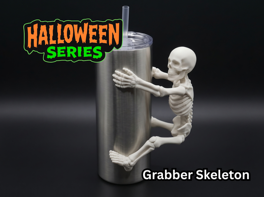 Grabber Skeleton Tumbler Handle 3D Printing STL – Digital Download