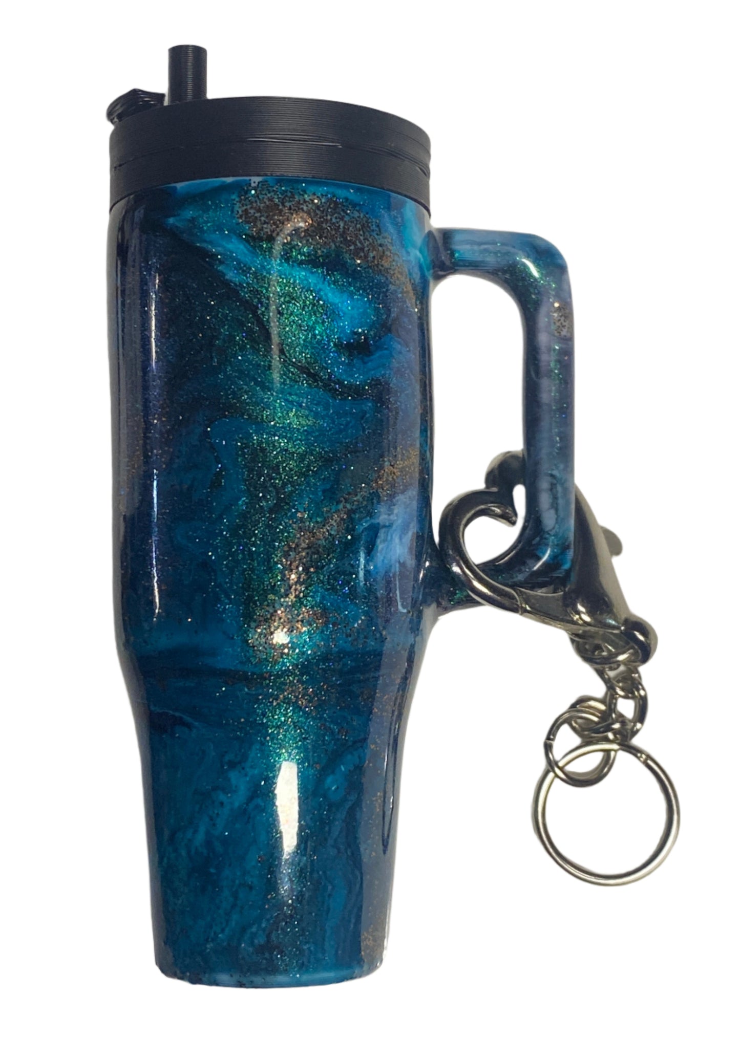 3D Printed Painted Tumbler Keychain / Lip Gloss Holder - Pre-Order