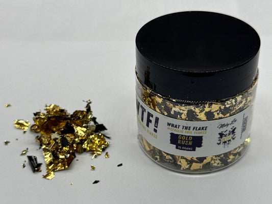 WTF Metallic Foil Flakes - Gold Rush