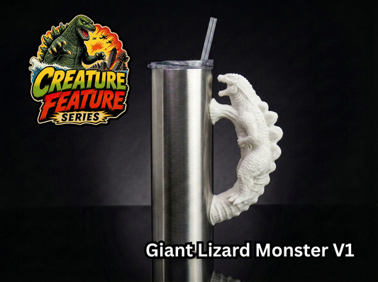 Giant Lizard Monster V1 Tumbler Handle 3D Printing STL – Digital Download