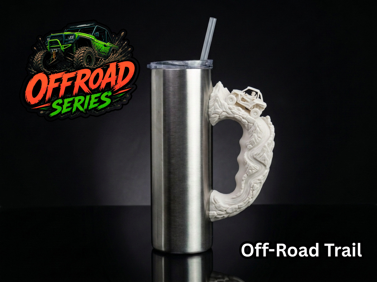 Off-Road Trail UTV Tumbler Handle 3D Printing STL – Digital Download