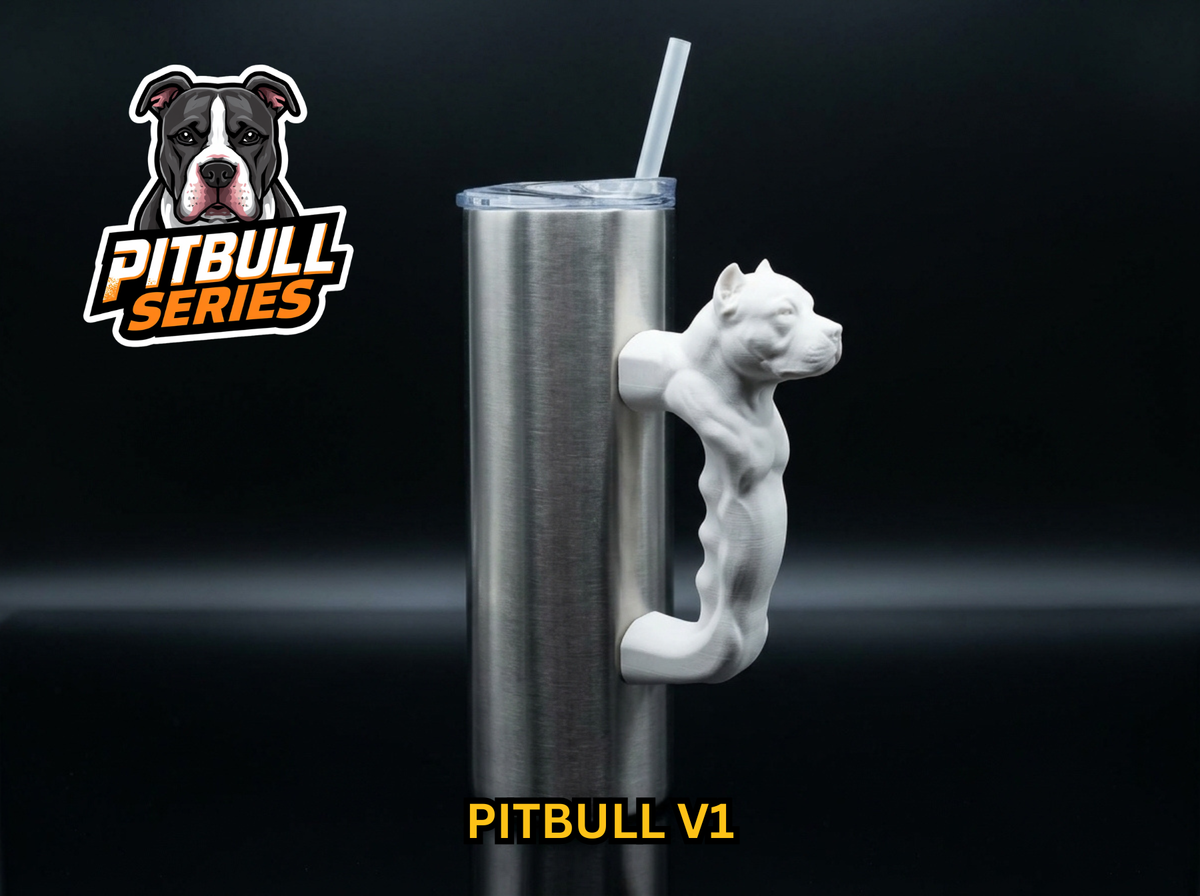 Pitbull V1 Tumbler Handle 3D Printing STL – Digital Download