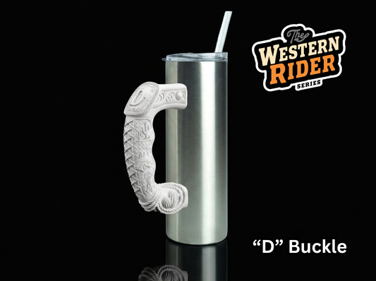 3D Printed Tumbler Handles - Multiple Designs - Western Rider Series