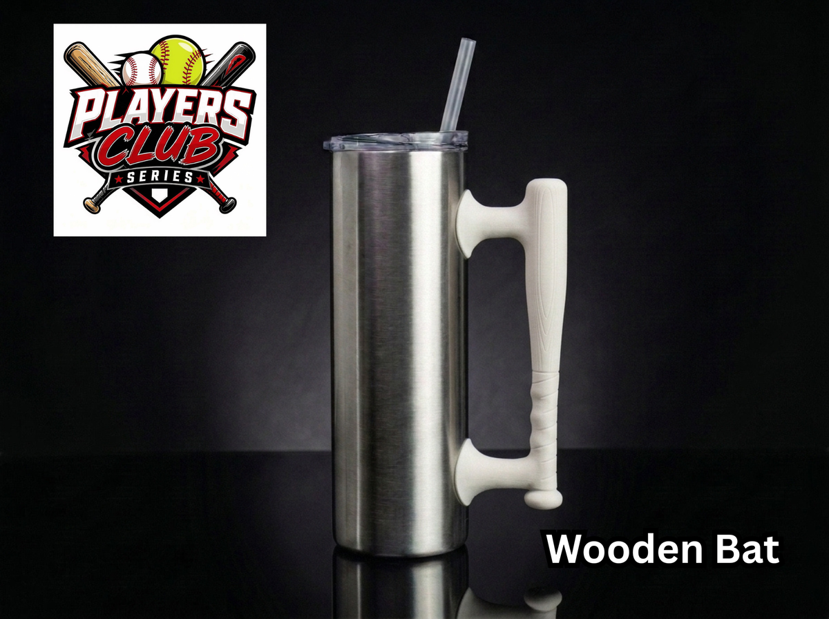 Wooden Bat Tumbler Handle 3D Printing STL – Digital Download