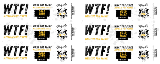 WTF Metallic Foil Flakes - Gold Mine