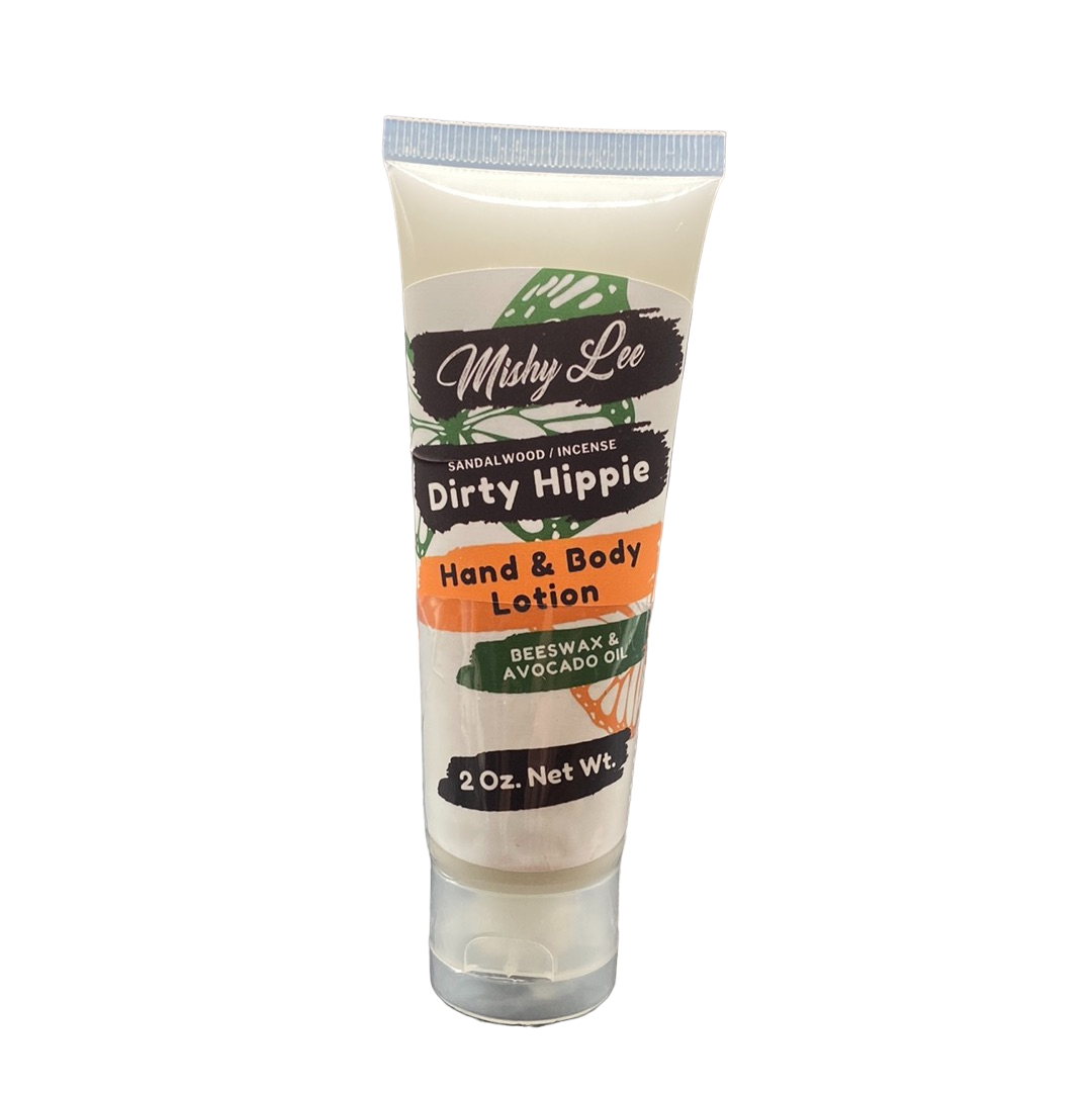 Dirty Hippie 2 Oz - Mishy Lee Beeswax and Avocado Hand & Body Lotion