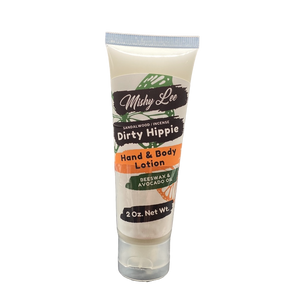 Dirty Hippie 2 Oz - Mishy Lee Beeswax and Avocado Hand & Body Lotion