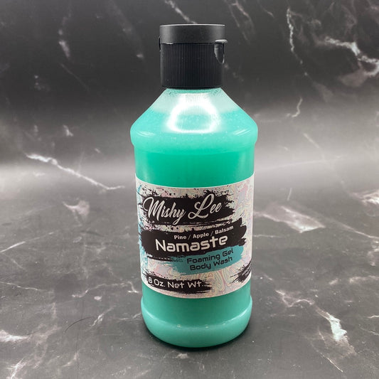 Namaste 8 Oz - Mishy Lee Foaming Body Wash Gel